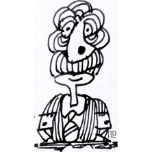 Karikatural Nezih Danyal Tipler Kişiye Özel Sertifikalı Sınırlı Fine Art Karikatür Baskı NTP00204