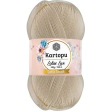 Esranın Dünyası Lotus Lux Bikini Büstiyer Bluz Simli Örgü Ipi K025 Krem