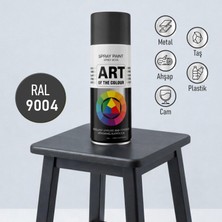 Nzb Mat Siyah Prof. Sprey Boya Metal Ahşap Taş Plastik ve Cam Yüzeylere Uygun Spray Boya 400 ml RAL9004