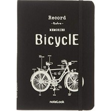 Notelook, Scrikss Tekstil Kapak Notelook Çizgili Defter, Tekstil Kapak, A6, Beyaz