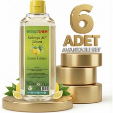 Worldchem Limon Kolonyası 6x1 Lt