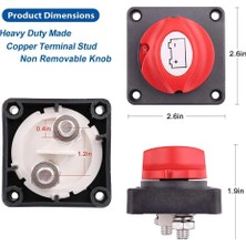 Belirtilmemiş Dc Kesici Akü Şalteri 275A 2p 12-24V On-Off 32V