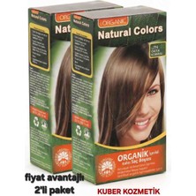 Natural Colors 7n Kumral Organik Içerikli Amonyaksız Kalıcı Saç Boyası 2 Kutu