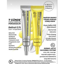 Resetify Retinal Shot Corrector Booster (%0,1 Retinal) & Barrier Sun Spf 50+ (Bariyer Onarıcı Güneş Kremi) Avantaj Seti