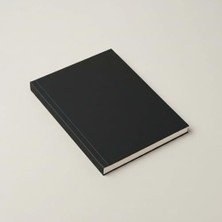 Fark Tanıtım Amerikan Ciltli, A5 Kareli Not Defteri, 64 Yaprak, 90 Gr. Ivory Kağıt, Ofis Için Ideal (Siyah Kapak)