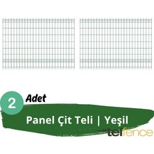 Telfence Panel Çit Teli , Bahçe Çiti , 2 Adet