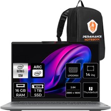 Lenovo Ideapad Pro 5 Intel Core Ultra 5 125H 16GB 1tb SSD 14" 2.8k OLED 120Hz Fdos Taşınabilir Bilgisayar & Per4 Çanta 83D2005ATRP303