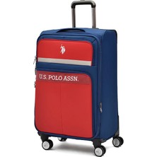 U.S. Polo Assn. Orta Boy – Geniş Hacimli Körüklü, Ultra Hafif Kumaş Valiz