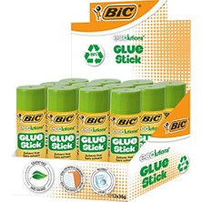 Bıc Ecolutions Glue Stick Yapıştırıcı, 36 Gr. 12 Adet, Solvent Içermez, Yıkanabilir ve Kolay Uygulanabilir