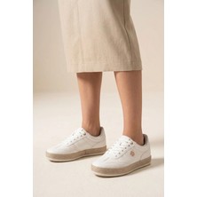 Ayakkabı Fuarı Elit YSFLT363 Kadın Klasik Sneaker Beyaz