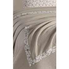 Monolisse %100 Pamuk Olivia Biyeli Toprak Çift Kişilik Pike Set 200 x 230 cm