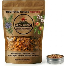 Aroma Wood Grill Mangal & Bbq Barbekü Elma Ağacı & Biberiye Aromawood Tütsüleme Aroma Talaşı