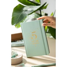 5 Yıllık Süresiz Günlük Ajanda 13X21 - Yeşil