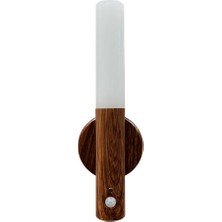 Cata Ct 5250 Ahşap Kasa Kumru Şarjlı Sensörlü LED Aplik 3200K Günışığı