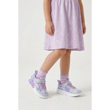 Ayakkabı Fuarı Elit EYL032 Patik Kız Çocuk Yürüyüş Ayakkabısı Lila