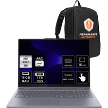 Lenovo Ideapad 5 Intel Core Ultra 7 255H 16GB 1tb SSD 16" Fhd+ Multi-Touch Fdos 2-In-1 Taşınabilir Bilgisayar & Per4 Çanta + Pen 83KS002ATRP303