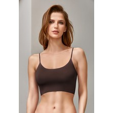 Berrak 2648 3'lü Kadın Lazer Kesim Crop Atlet