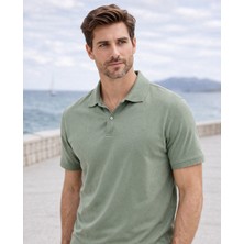 We&Me Slim Fit Pamuklu Basic Kısa Kol Polo Yaka