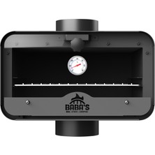 Baca Fırını / Uyumlu Boru Çapı: 13 cm / Mat Siyah Boyalı / Baba's Stove