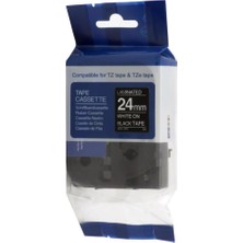  krt - muadil aze-355 24 mm siyah üzerine beyaz lamina 8 metre şerit