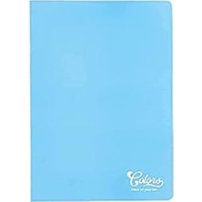 Colors A4 60 Yaprak Çizgili Defter, Pudra Mavi