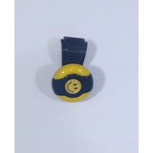 Drs Tuning Sarı-Siyah Dönebilen Vites Topuzu Gülen Yüz Stickerlı