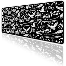 Harry Potter Simgeler Tasarım Oyun Gaming Klavye Mouse Pad Masa Matı 70X30 cm