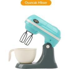 Rozitoys Çocuklar Için Oyuncak Kutulu Işıklı Pilli Büyük Mikser Mavi