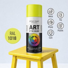 Nzb Sarı Prof. Sprey Boya Metal Ahşap Taş Plastik ve Cam Yüzeylere Uygun Spray Boya 400 ml RAL1018