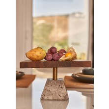 Decholz Modra Ceviz Kare Sunumluk