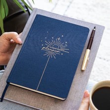 A5 Keten Süresiz Planlayıcı Ajanda Lacivert