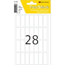 2200 Çok Amaçlı Etiket, 1800 Adet, 8 x 12 Mm, Yaprak Başına 120, Kendinden Yapışkanlı, Etiketlemek Için Ev Etiketleri, Mat, Çıkartma, Beyaz