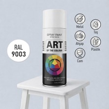 Nzb Beyaz Prof. Sprey Boya Metal Ahşap Taş Plastik ve Cam Yüzeylere Uygun Spray Boya 400 ml RAL9003