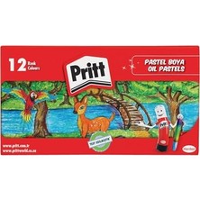 12'li Pastel Boya - Karton Kutu