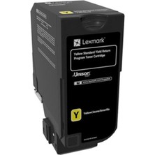 Lexmark 74C5Sy0 7.000 Sayfa Kapasiteli Yellow Sarı Toner Cs720-725 Cx725