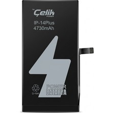 Apple iPhone 14 Plus Batarya Yüksek Kapasite Çelik Power Li-Ion Pil Uyumlu Apple Cihazlar Için