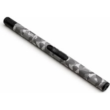 AlanSansli Doldurulabilir Gazlı Uzun Çakmak - Kamp Çakmağı - Gri/Kamuflaj - Vmax A-5007