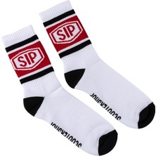 Sıp Scootershop Sıp Çorap - Tape Logo *beyaz/kırmızı/siyah* 41-46 / Sıp