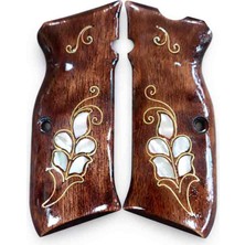 Yücel Av Bayii Sarsılmaz Kılınç 2000 Mega ve Sarsılmaz K11 Uyumlu Sedef Telkari Işlemeli Kabza