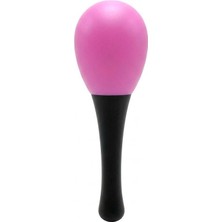 Temel Plastik Marakas Ritim Aleti Pembe 13 cm