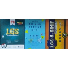 Eser Özdebir 8.sınıf 5 Li Deneme Sınavı+Bilfen  Deneme+Mozaik 7 Li Deneme 3 Lü Deneme Seti
