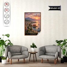 Akıllı Kağıt Türkiye Iller Tablo - Poster Yalova (Model-65)