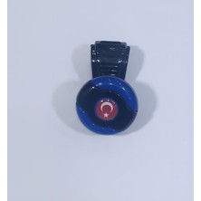 Drs Tuning Mavi-Siyah Dönebilen Vites Topuzu Türk Bayrağı Stickerlı