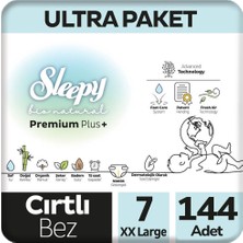 Sleepy 7 Beden Bio Natural Bebek Bezi Ultra Paket 48X3 144 Adet