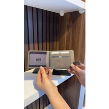 Mft Leather Hakiki Deri Mıknatıslı Kartlık | Mona 1103
