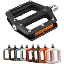 Briviga Brıvıga - Turuncu Naylon Bisiklet Pedalı Çift (1du + 1 Kapalı Rulman, 108X103X27MM, Reflektörlü, 338