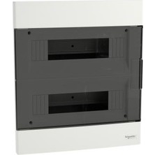 Schneider Electric Schneider Easy9 24 Sigortalı 2 Sıralı Şeffaf Kapaklı Sıva Altı Sigorta Kutusu EZ9EUE212