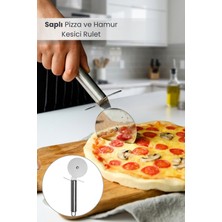 Orvila Çelik Saplı Pizza ve Hamur Kesici Rulet