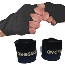 Avessa Boks Bilek Bandajı 3,5 Metre Siyah