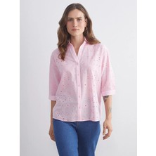 Lc Waikiki Seray Yeni Sezon Ajurlu Brode Kadın Gömlek